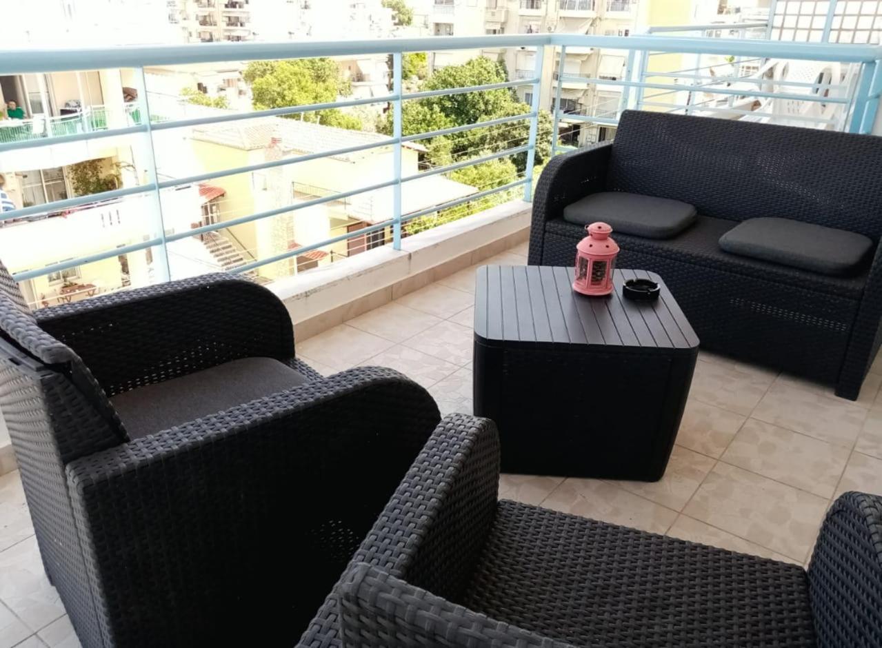 Apartment By The Beach With Amazing Sea View Peraía Exteriör bild